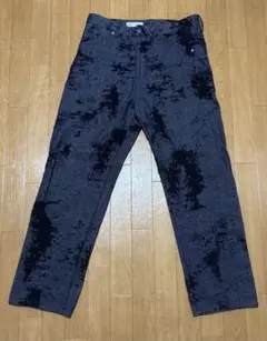 ZARA STRAIGHT-LEG ジャカード デニムパンツ