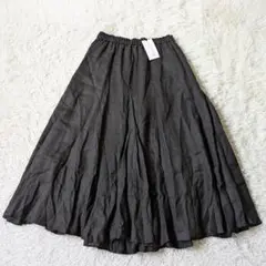 美品 Cloth&Cross リネンエスカルゴスカート 雅姫 ロングスカート 美品 Cloth&Cross リネンエスカルゴスカート 雅姫 ロングスカート