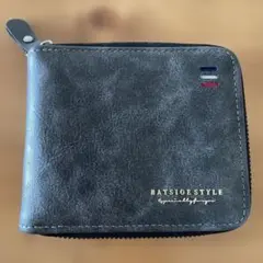 ★美品★BATSIOE STYLE 二つ折り財布　レザー　お札入れ　小銭入れ