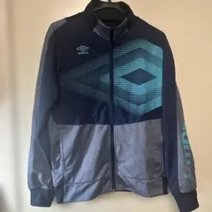 Umbro Lサイズジャージ ジャケット ネイビー/グレー 175センチ