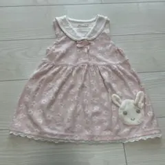 coeur a coeur セーラー襟 ワンピース 80 ピンク