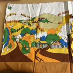 ハギレ生地　昭和レトロ柄