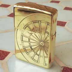 №1258 ZIPPO ダーツ 真鍮無垢 ジッポー 【H 09】 2009年8月