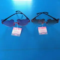 クマ耳型キッズサングラス ２点セット