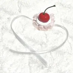 ヘッドドレス　さくらんぼドレス　ぬいぐるみ　おまんじゅう