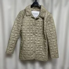 COACH キルティングジャケット XS ベージュ