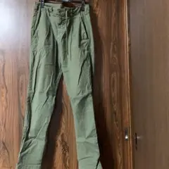 Johnbull オリーブ ストレートパンツ