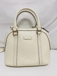 美品 GUCCI グッチシマ アイボリー