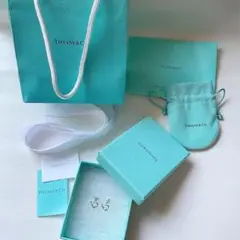 TIFFANY オープン ハート ピアス シルバー 箱付き