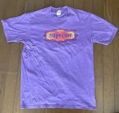 Supreme パープル Tシャツ Lサイズ