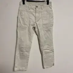 PEARLY GATES アイボリー クロプトパンツ ポケット付き サイズ0