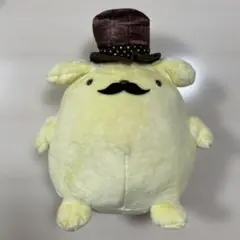 ポムポムプリン おひげ チョコレート柄ハットBIG ぬいぐるみ