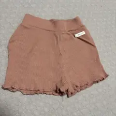 バースデイ　ショートパンツ　サーモンピンク　80cm