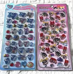 パワーパフガールズ　エンジェルブルー　プチドロップステッカー　うるちゅるシール