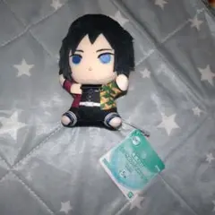 鬼滅の刃 富岡義勇 くっつきぬいぐるみバッジ