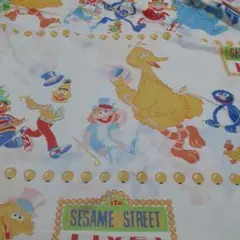 ♡SESAME STREETダンス柄ビンテージシーツ♡