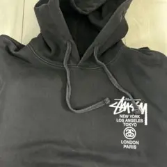 Stüssy ブラック パーカー Lサイズ