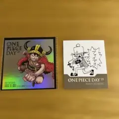 ワンピース ルフィ オリジナルステッカー 25 シール 非売品　2枚