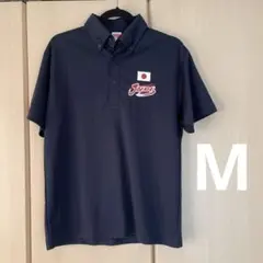 JAPAN男子ソフトボール　WBSC世界大会メンズポロシャツ　M ネイビー
