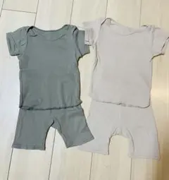 SOWAN オーガニックコットンパジャマ2枚セット