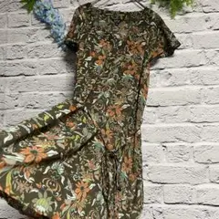 【超美品】C.P.A シアー チュニック 総柄 花柄 フローラル レトロ M