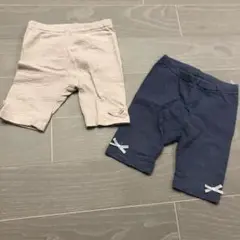 ベビーパンツ　ベビー服　半パン2枚