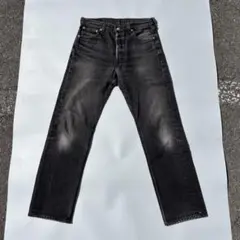 鬼フェード 90s USA製 Levi's 501 後染めサルファブラック