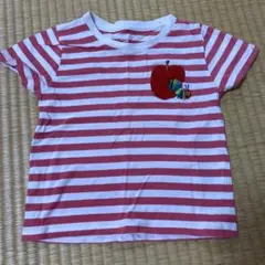 グラニフ　はらぺこあおむし　100 Ｔシャツ 女の子　記名跡あり