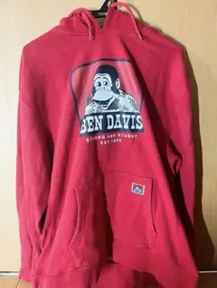 ben davis ベンデイビス　パーカー　L/赤