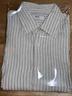 UNIQLO ストライプ 長袖シャツ L