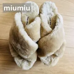 miumiu / ファー パール サンダル miumiu / ファー パール サンダル