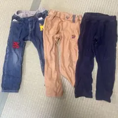 MIKI HOUSE パンツ 100cm 3点セット