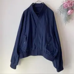 ユニクロ 【 UNIQLO 】 ジャンパー ネイビー M ショート丈