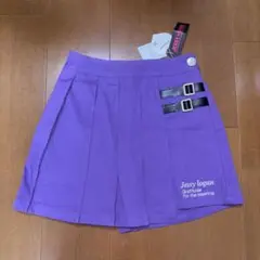 新品未使用品　Jessy Logan 紫 プリーツスカート風ショートパンツ