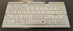 Bluetooth折りたたみ式キーボード ホワイト