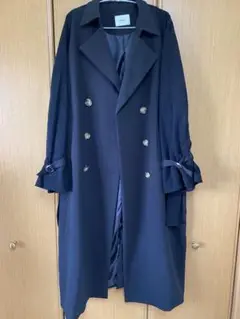 MURUA ブラック ロング コート