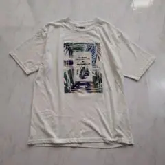 ユニオンステーション　リーフ プリントTシャツ　LL 半袖　メンズ　トップス