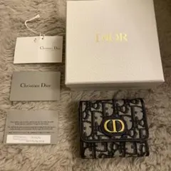 Dior 30 MONTAIGNE ロータスウォレット 三つ折り財布
