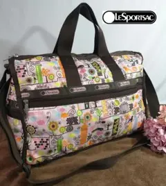 LeSportsac レスポートサック ボストンバッグ 大容量 ピンク