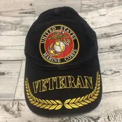 米軍放出品 USMC ワッペン 刺繍 ベースボール キャップ