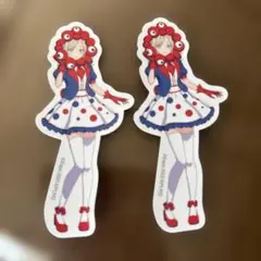 ラブライブ！セラス柳田リリエンフェルト 大阪万博ミャクミャクステッカー2枚セット