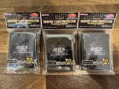 遊戯王　新品　エクシーズ・ブラック　スリーブ　3個セット