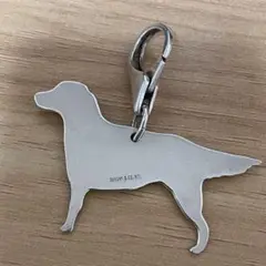 ティファニー レトリバー 犬 ドッグ チャーム キーホルダー シルバー 925