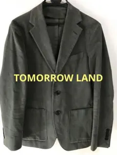 トゥモローランド テーラードジャケット カーキ TOMORROW LAND