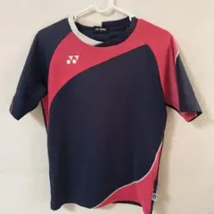 ヨネックス　Tシャツ S ネイビー×ピンク