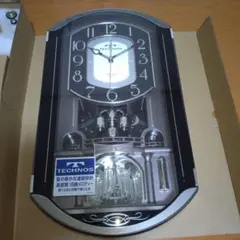 TECHNOS 掛時計 クラシックスタイル 音楽機能付き