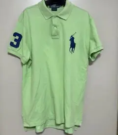 Polo Ralph Lauren ライトグリーン ビッグポニー ポロシャツ M