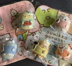 すみっコぐらし❣️オール5匹とミニタオル2枚