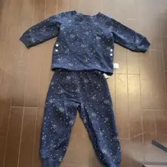 UNIQLO キルトパジャマ 110サイズ ネイビー