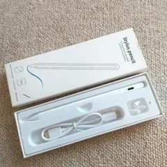 Stylus Pencil ホワイト 充電ケーブル付き